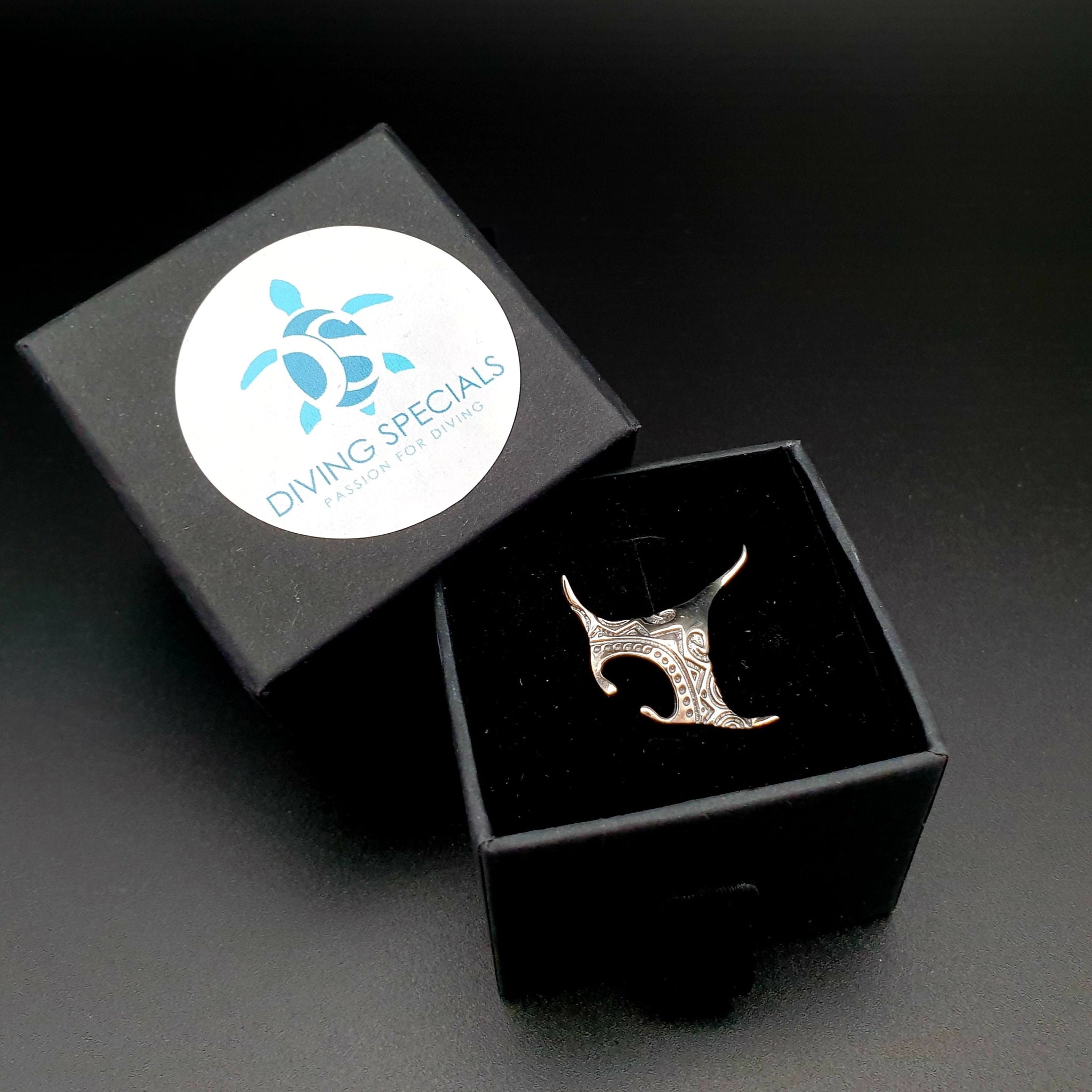 Manta Ray Silver Necklace