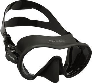 Cressi Z1: Frameless Apnoe & Scuba Dive Mask black