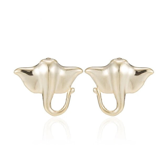 Manta Ray Earrings