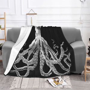 Comfy Sofa Blanket: Octopus diving home decoration scuba fun scubalady scubahome scubadecoration gift Scubagift Gifts for Divers