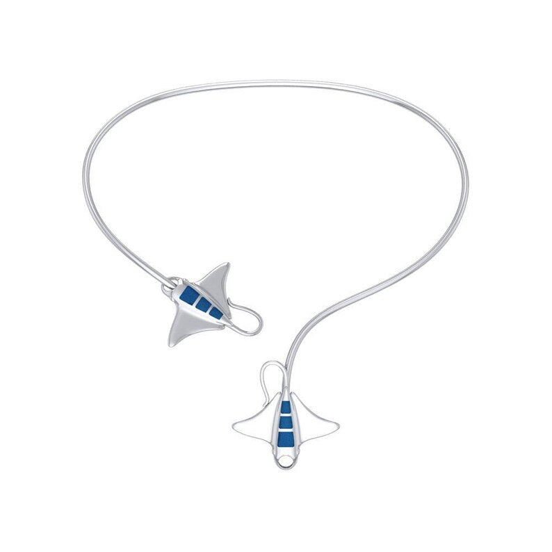 Manta Ray Wire Necklace 