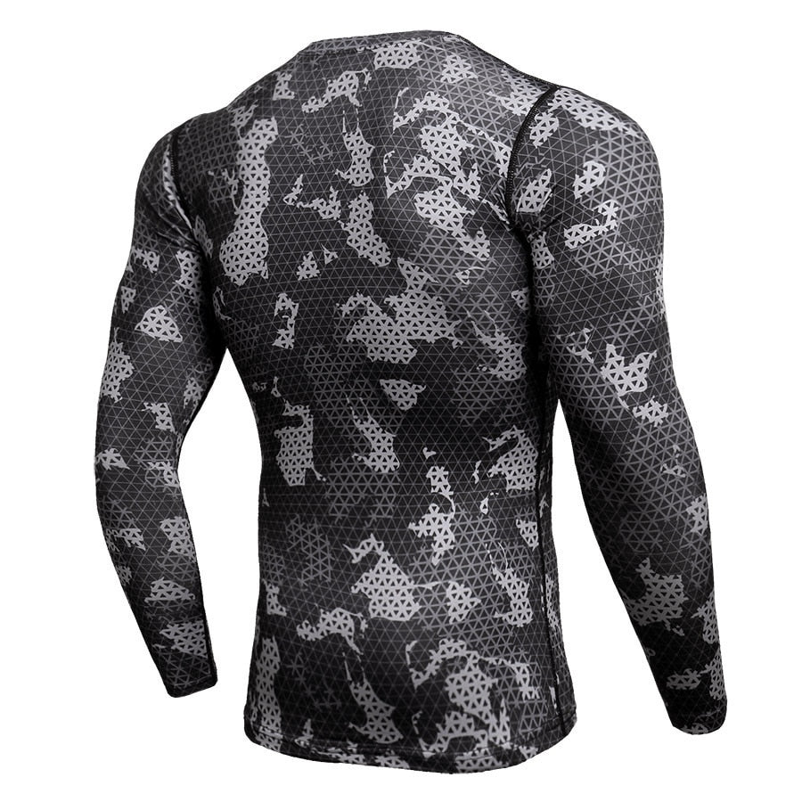Men Rashguard: Camouflage Long Sleeve, Diving Specials, Scuba Gifts, Ocean lover, dive gadgets, Camouflage rashguard, gifts for him, dive equipment, men dive gadgets