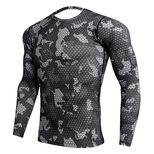 Men Rashguard: Camouflage Long Sleeve, Diving Specials, Scuba Gifts, Ocean lover, dive gadgets, Camouflage rashguard, gifts for him, dive equipment, men dive gadgets