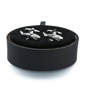 Shark Silver Cufflinks