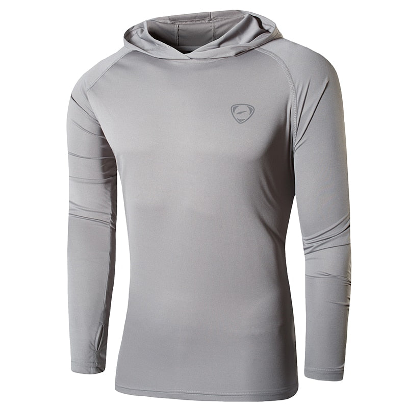 Shirt Rashguard Men with Hoodie: Beach Summer, Diving Specials, Scuba Gifts, Ocean lover, dive gadgets, rashguard, gifts for him, dive equipment, men dive gadgets