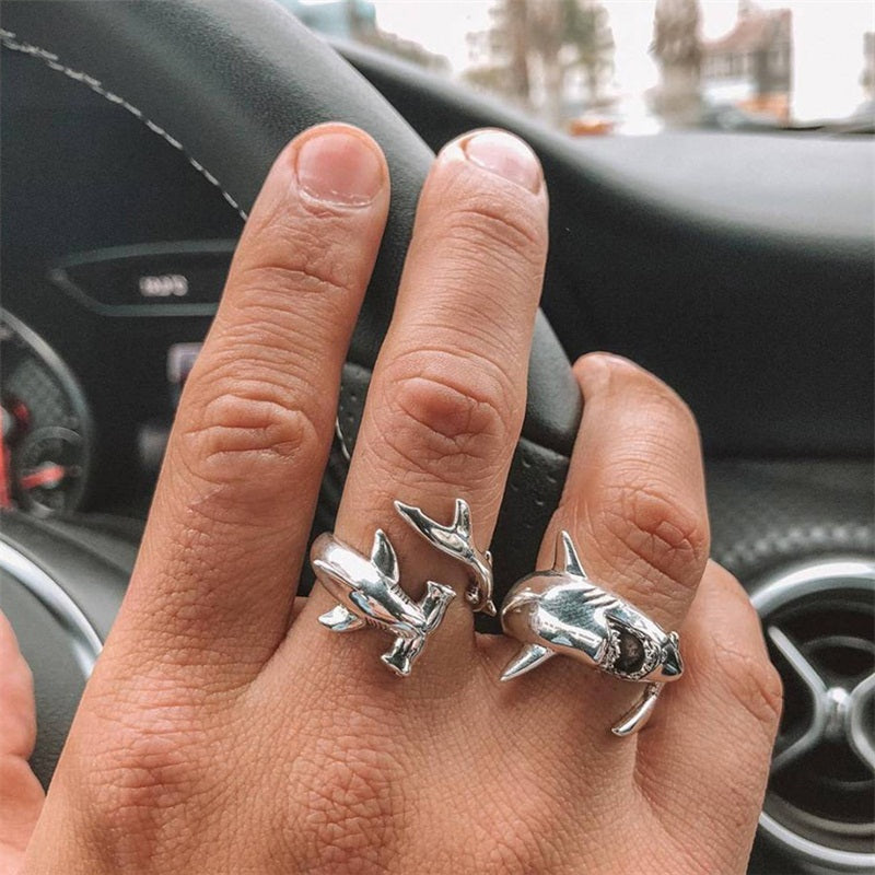 Hammerhead & Reef Shark Rings