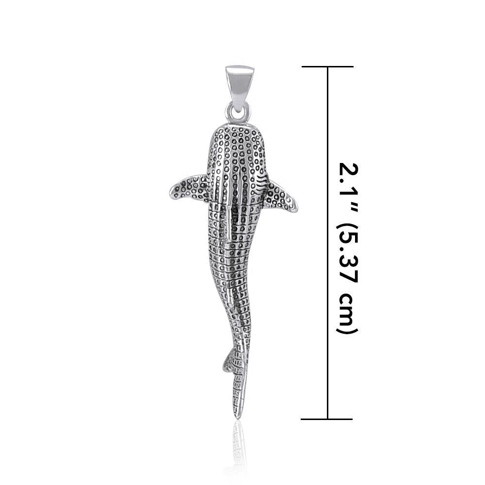 Whale Shark Silver Pendant
