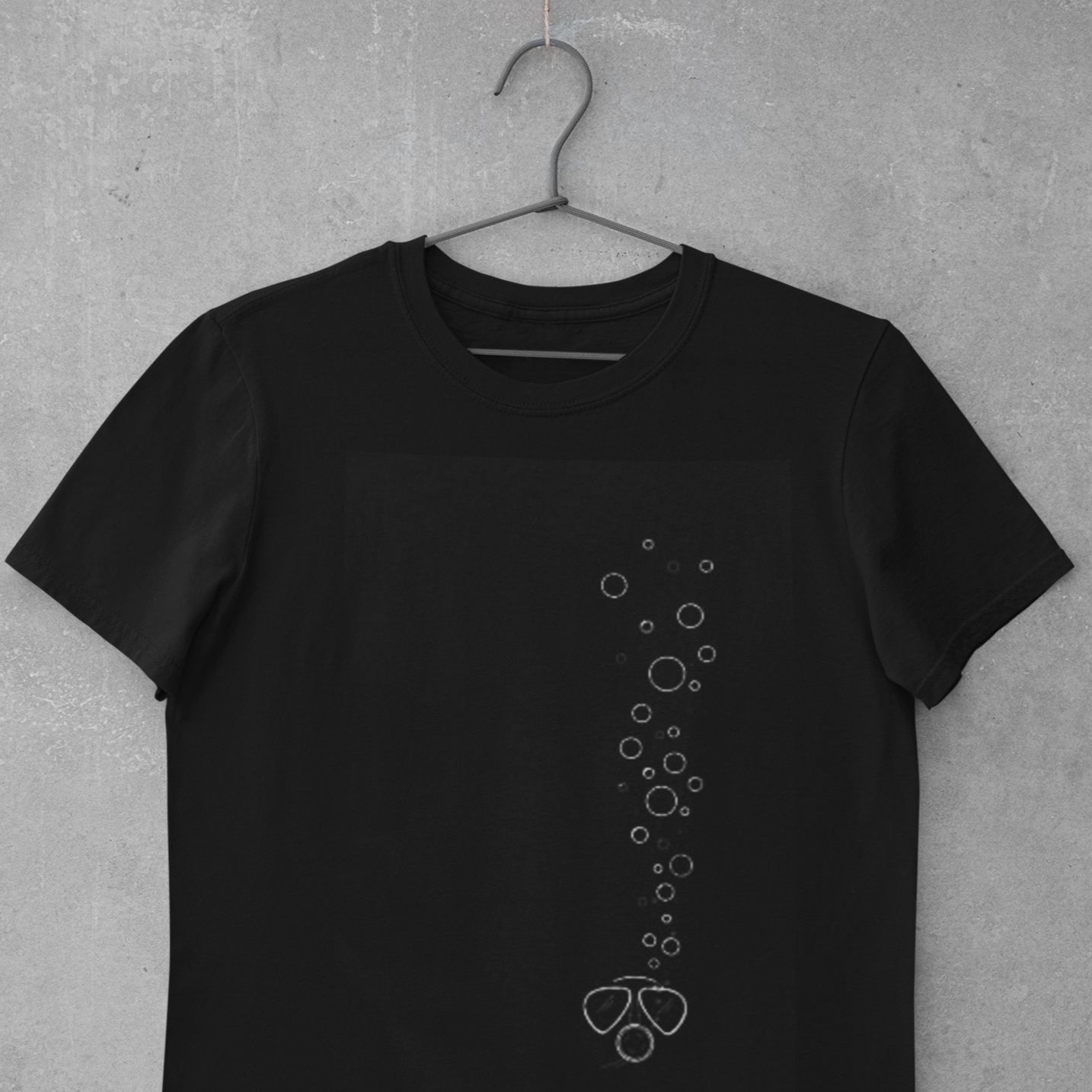Scuba diving T-Shirt for Men | Diver Bubbles