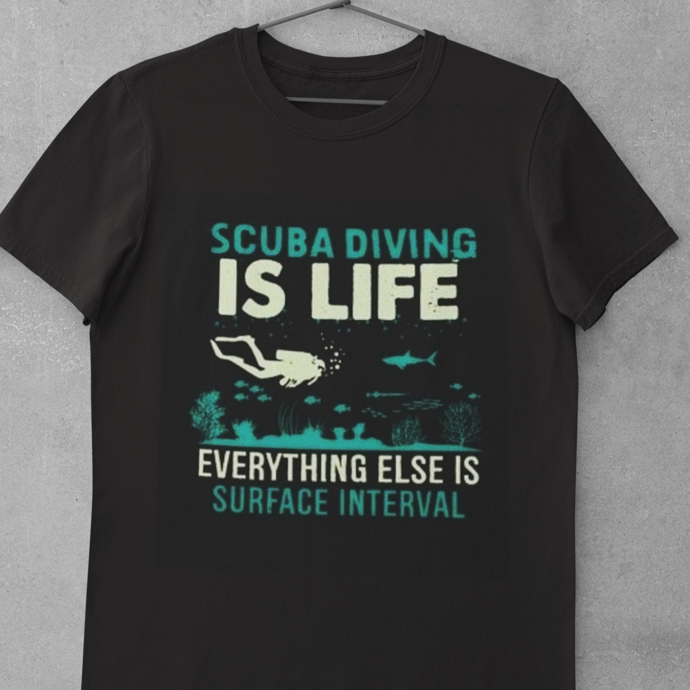 Scuba Diving Is Life black
